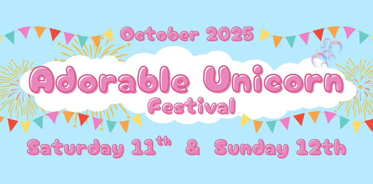 Banner for unicorn festival